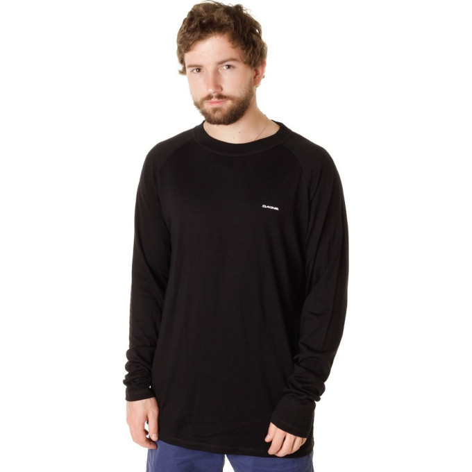 Фуфайка-термобелье DAKINE MENS TOP OUT WOOL CREW BLACK Размер XL 8580211 (0610934787627)
